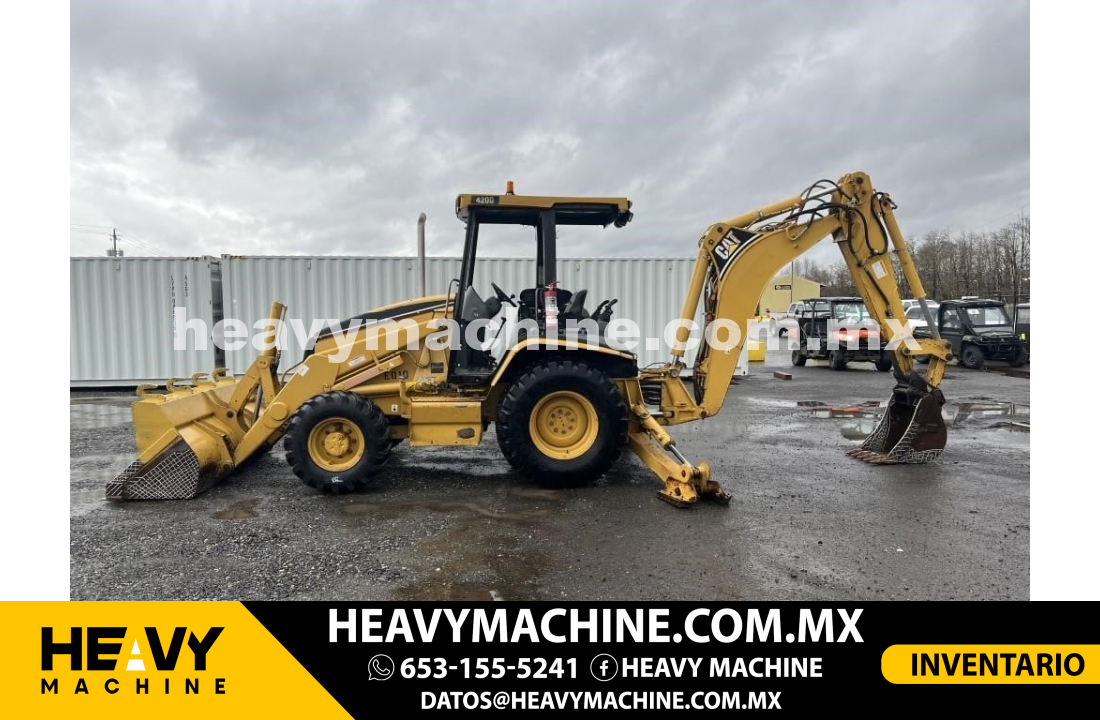 Maquinaria Pesada Retroexcavadora 2005 Cat 420D